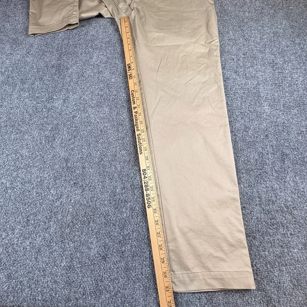 Banana Republic Slim Fit Pants Mens 35x32  Khaki Chino Preppy Ivy League Office